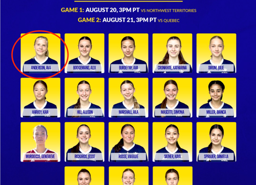 VanU's Ava Anderson called up to Team BC; joining Rise FC Academy in September